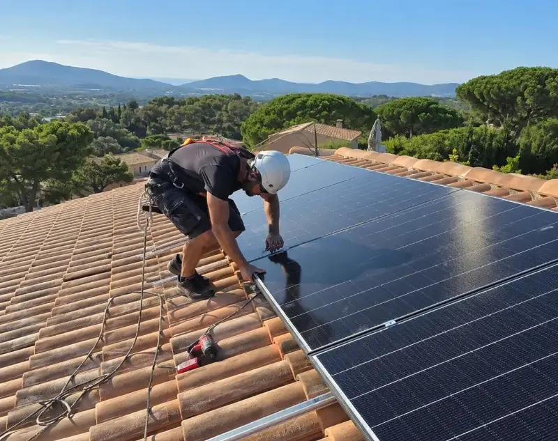 Installateur panneaux solaires Chanoz-Châtenay — pose photovoltaïque sur toiture