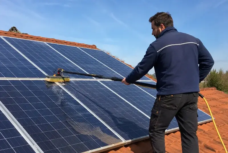 Nettoyage et entretien de panneaux solaires à Chanoz-Châtenay